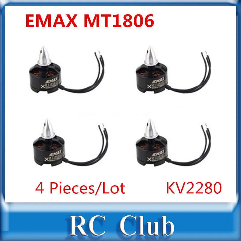 

4 Pieces / Lot EMAX MT1806 KV2280 Multi Axis Brushless Motor for QAV250 FPV Through Dedicated Free Shipping