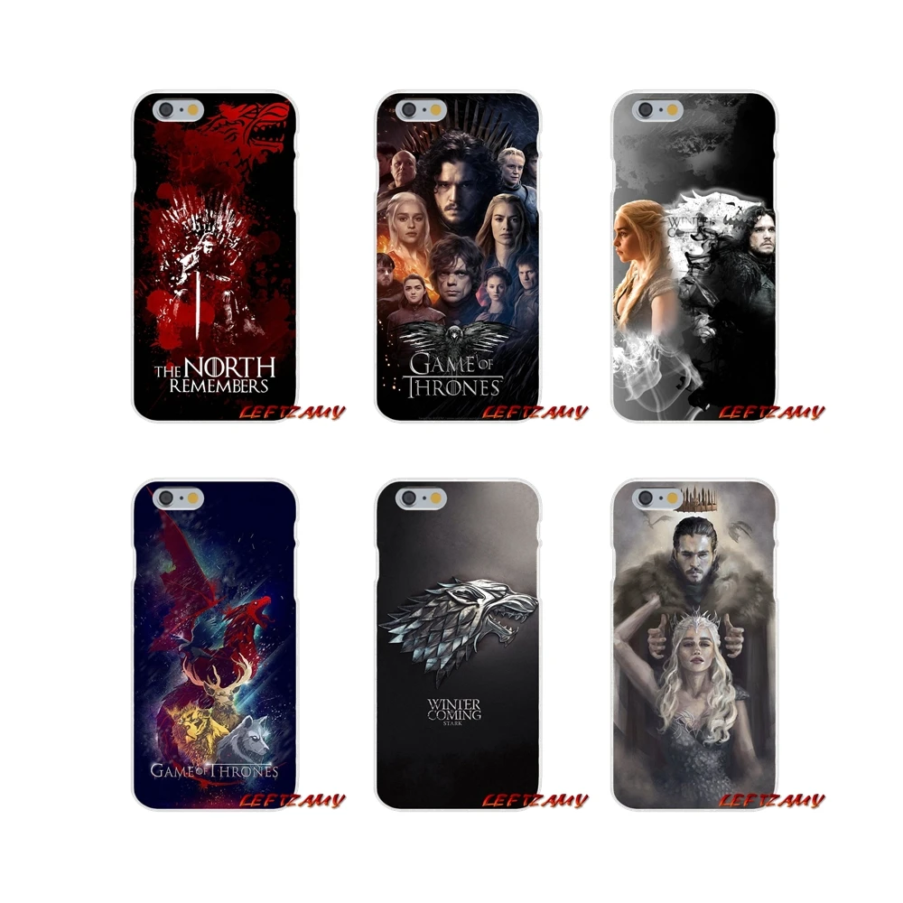 

For Xiaomi Mi6 Mi 6 A1 Max Mix 2 5X 6X Redmi Note 5 5A 4X 4A 4 3 Plus Pro Cell Phone Cover Game Thrones Daenerys Dragon Jon Snow