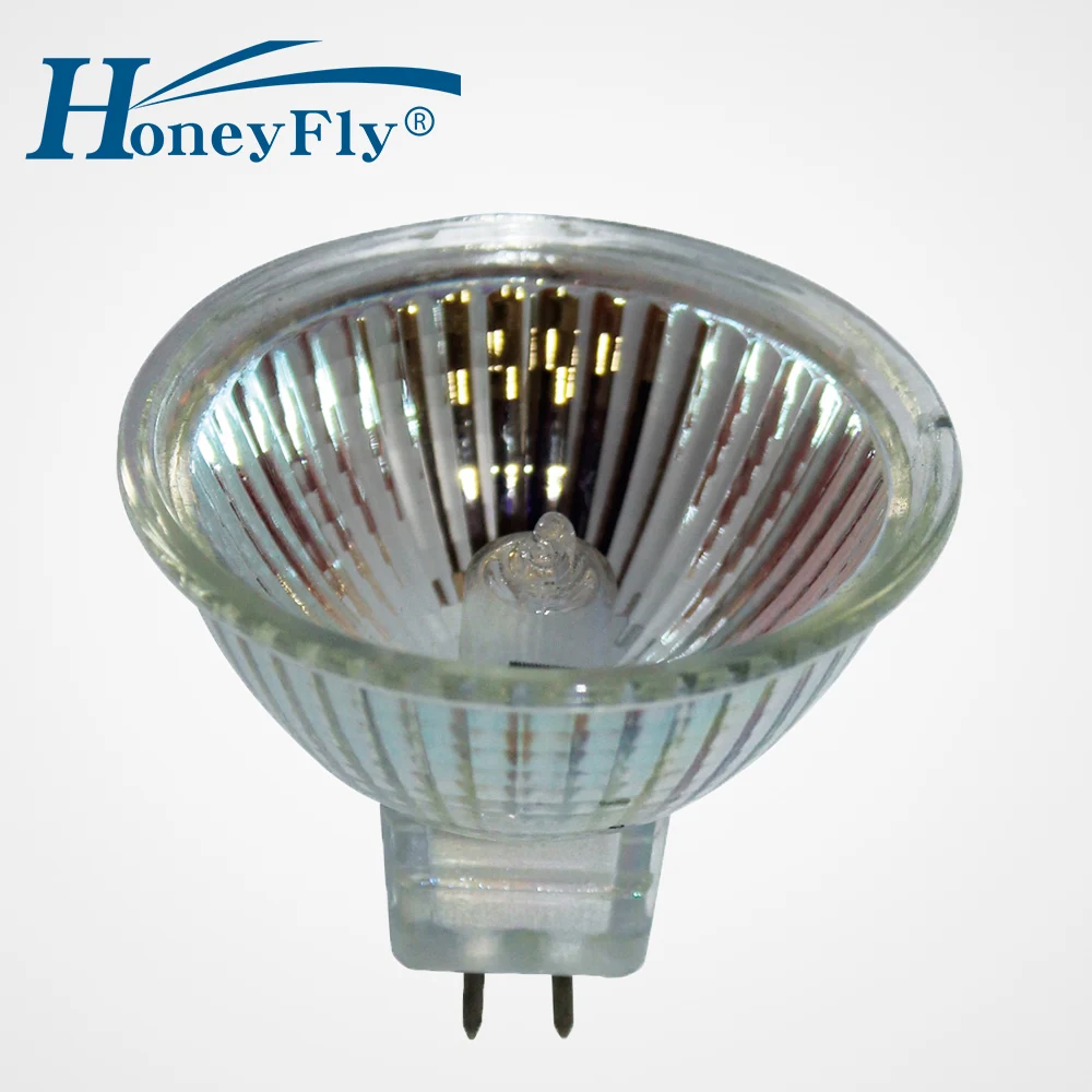 HoneyFly 5 шт. с регулируемой яркостью MR16 галогенная лампа 12V 20 W/35 W/50 W 2700-3000K галогенная лампа Точечный светильник теплый белый прозрачный Стекло в помещении