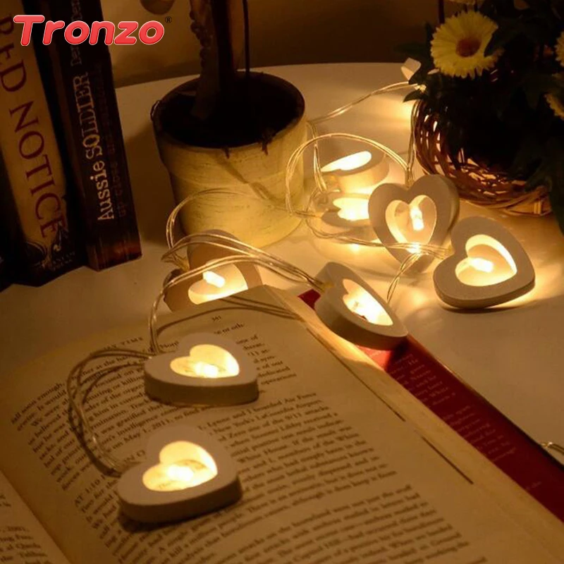 Tronzo Heart Shaped Led Lights Wedding Decoration 10pcs Romantic