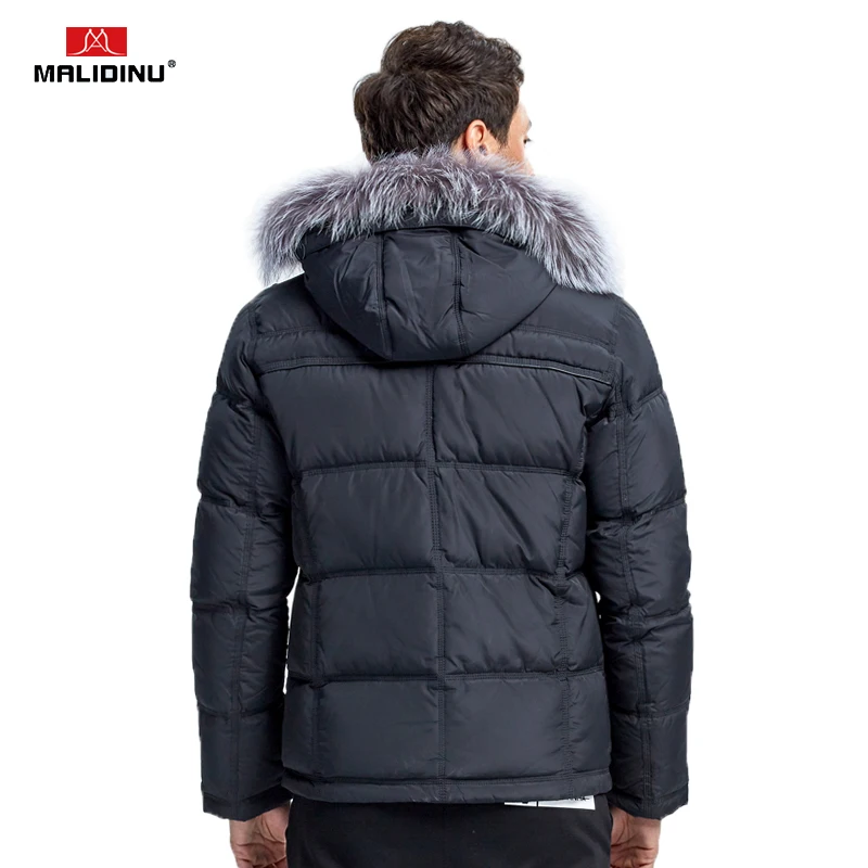 MALIDINU 2017 Brand Men Winter Down Jacket 70% White Duck Down Thick Down Coat Parka European Size Detachable Hood Free Shipping MALIDINU 2017 Brand Men Winter Down Jacket 70% White Duck Down Thick Down Coat Parka European Size Detachable Hood Free Shipping