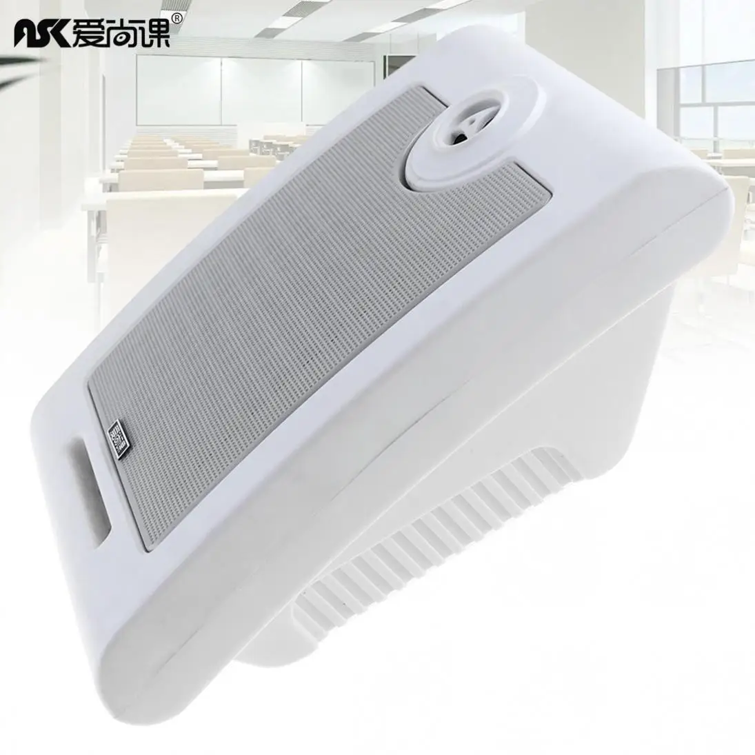 KD-702 10W Fashion Wall-mounted Ceiling Speaker Public Broadcast Speaker for Park / School / Shopping Mall / Railway Station