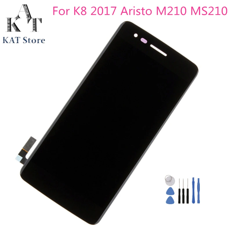 5 0 &quotОригинальный ЖК дисплей сенсорный экран для LG K8 2017 Aristo M210 MS210 US215 M200N