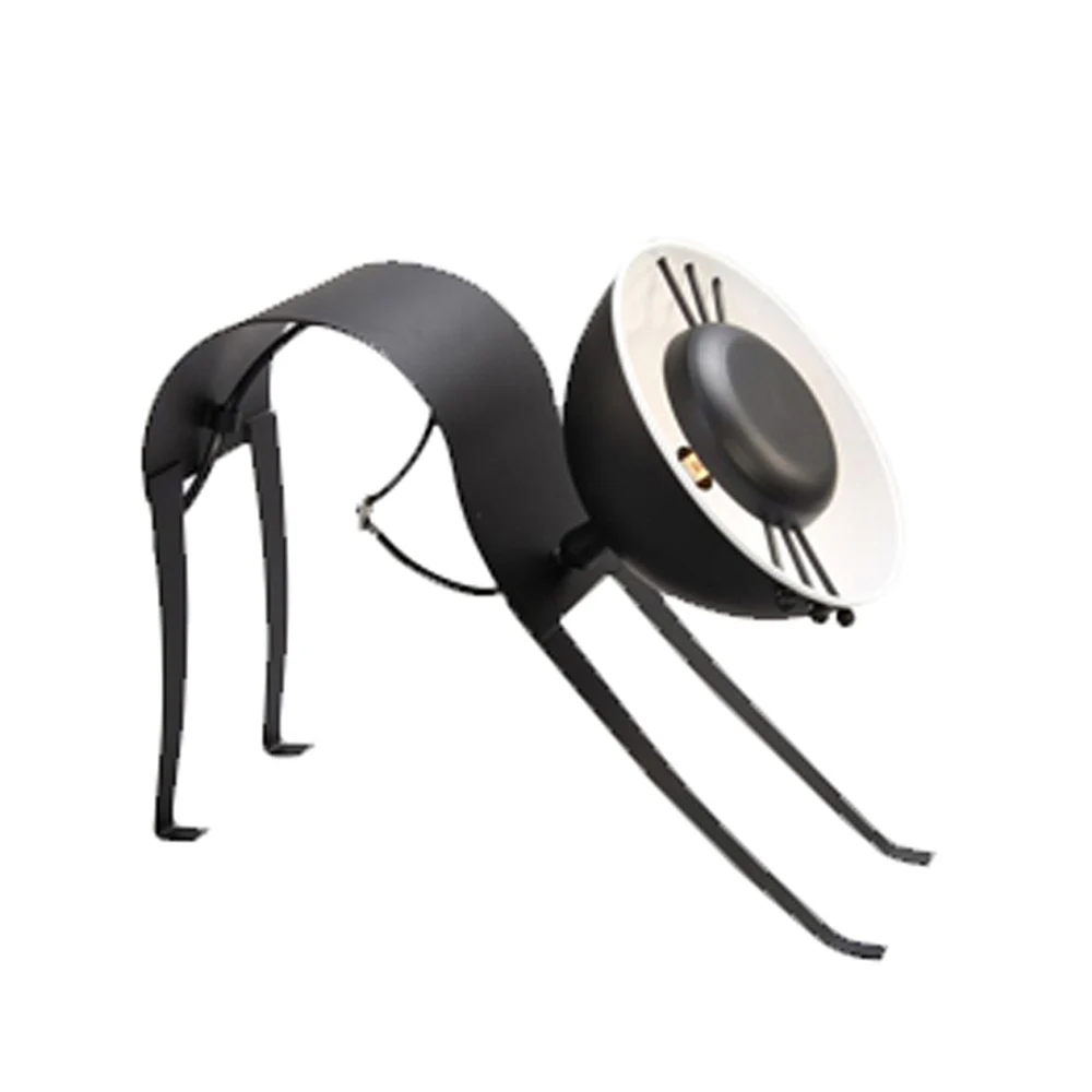 Moderne creative chat forme lampe de bureau noir de fer table lumières g4 chat forme lumière chambre étude salon éclairage décor