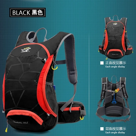 

2017 new backpack travel women back pack camelback water bag breathable bicycle bag 15l ride hydration backpack new WB00004