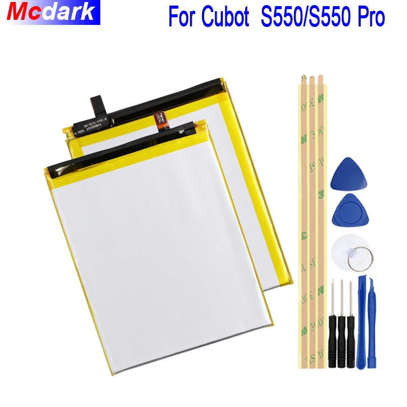 

Mcdark 3000mAh Battery For Cubot S550 S550 Pro Batterie Accumulator AKKU ACCU PIL Mobile Phone With Tools