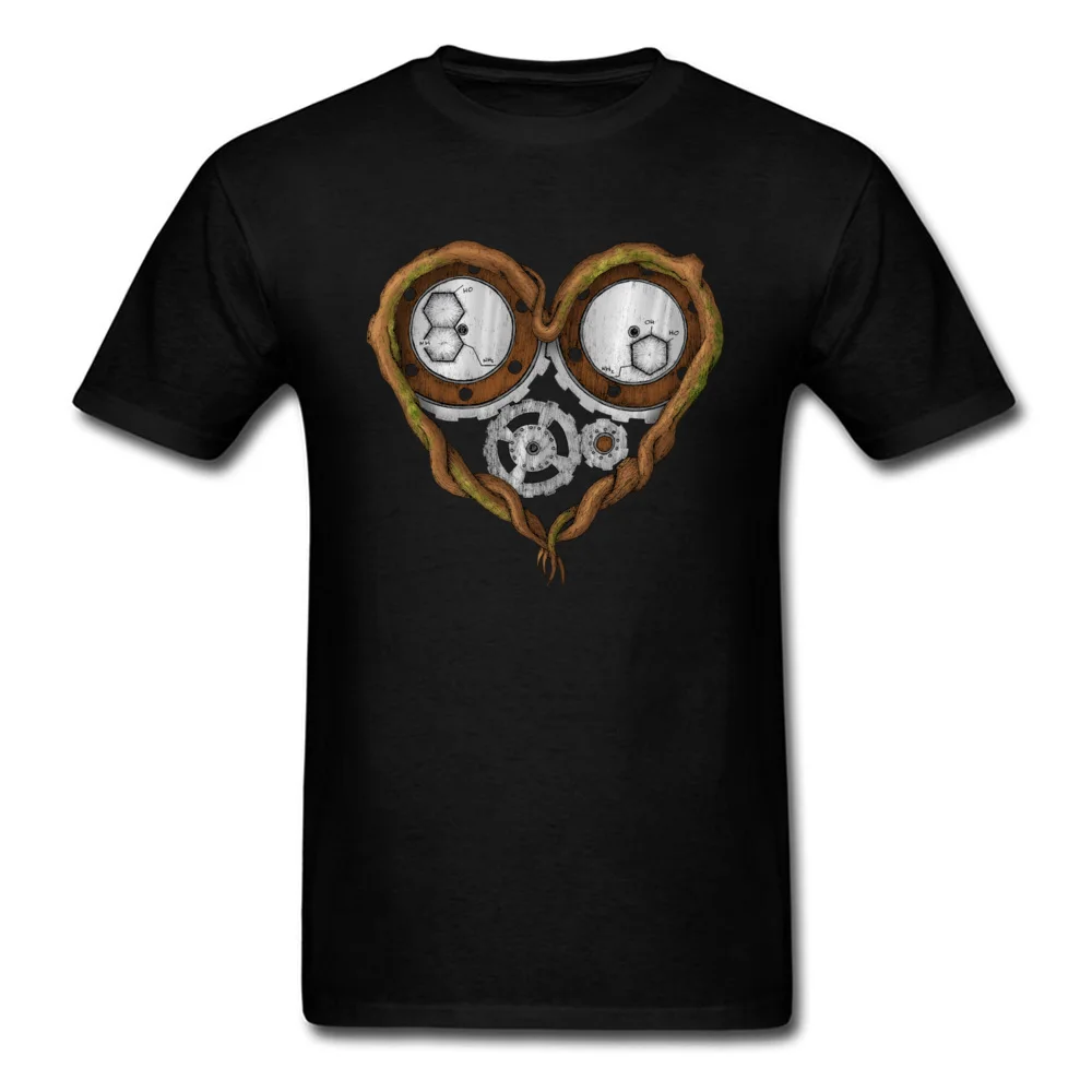 buy Lover #039;s T shirt Custom Chemistry Of Love Dopamine And Serotonin Formula Novelty Design Men Black T Shirt Heart Print