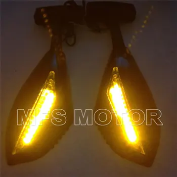 

Motorcycle Part Hurricane Carbon clear Integrated Turn Signal Mirror For Honda CBR 600 F4 f4i RR F1