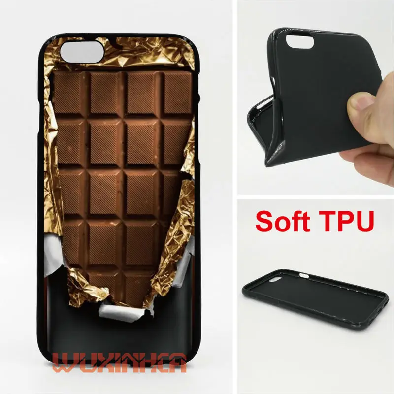 

Cover chocolate Phone Cases Soft TPU For iPhone 6 7 Plus SE 5S 4 Touch 6 For Samsung S8 Plus S7 S6 Edge S5 Note 5 2016 J3 J5 A5