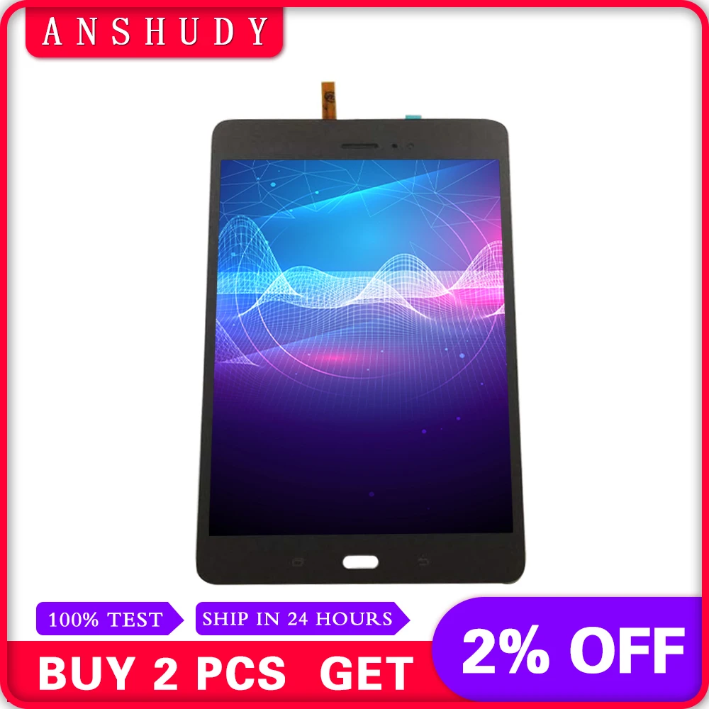 

For Samsung Galaxy Tab A SM-T355 T355 8.0" LCD Display Panel Screen Module + Touch Screen Digitizer Sensor Glass Assembly
