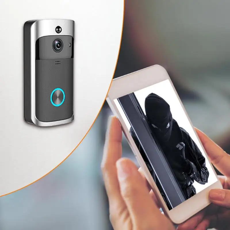 Smart Беспроводной Wi Fi видео дверные звонки телефон двери 720 P камера визуальный звонок Домофон движения PIR сенсор ночное видение удаленного МО