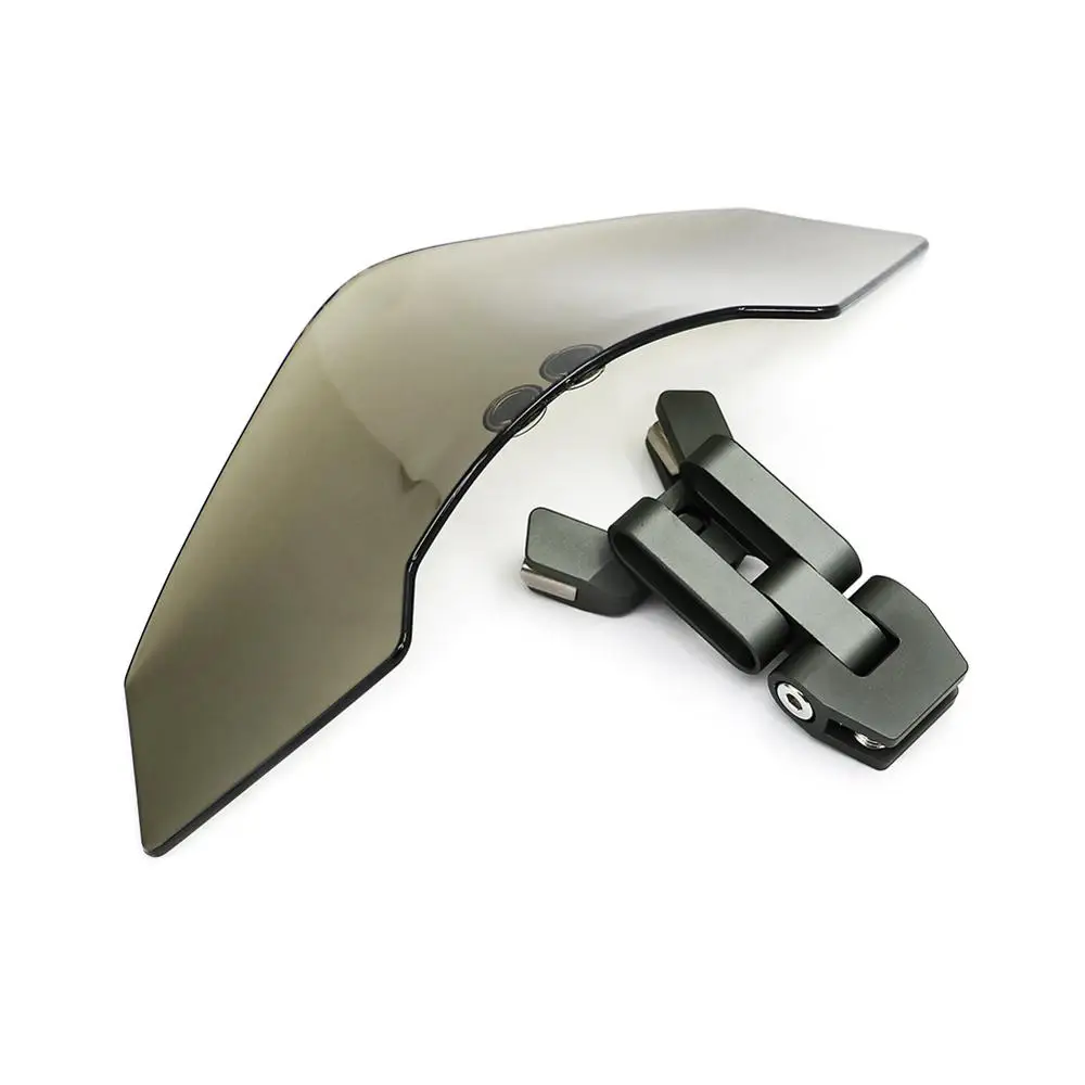 

Motorcycle windscreen windshield aluminu bracket Adjustable Wind Deflector Protector Stops Spoiler For BMW R1200GS F800GS S1000R