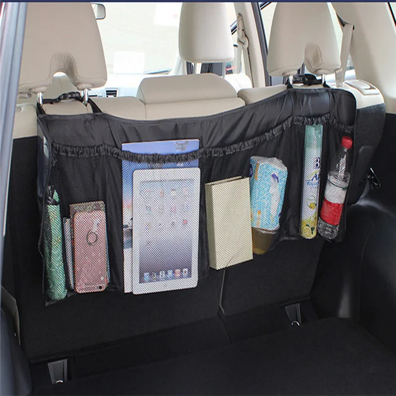 Buy Car Back Seat Storage bag Seat Cover Organizer Holder Bottle Magazine Food