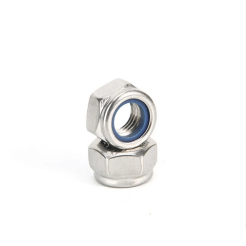 

Standard 316 stainless steel nylon nut lock nut self-locking anti-loose M4-M20