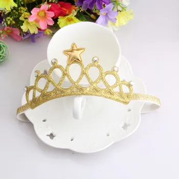 New Arrival Glittering Crown Headband Girls Hair Band New Head Wrape Hair Accessories Princess Tiara Headband