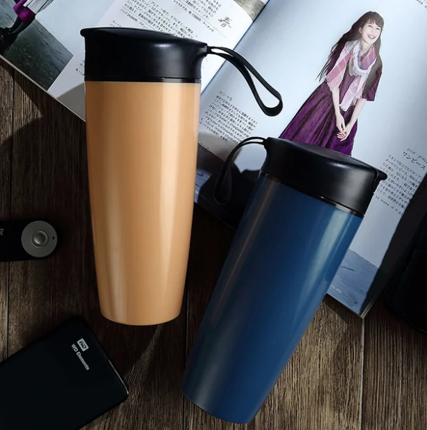 

Creative Ceramic Car thermal Bottle Vacuum Flasks Coffee Tea Travel Mug Portable Leak-proof Outdoor Thermos Water Bottle LF147