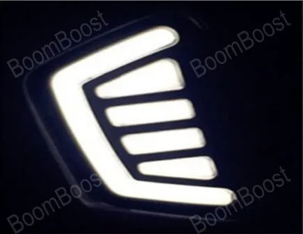 Boomboost 12 В автомобилей DRL дневного света для Ford/Ranger T7 сигнальные лампы 15 Вт