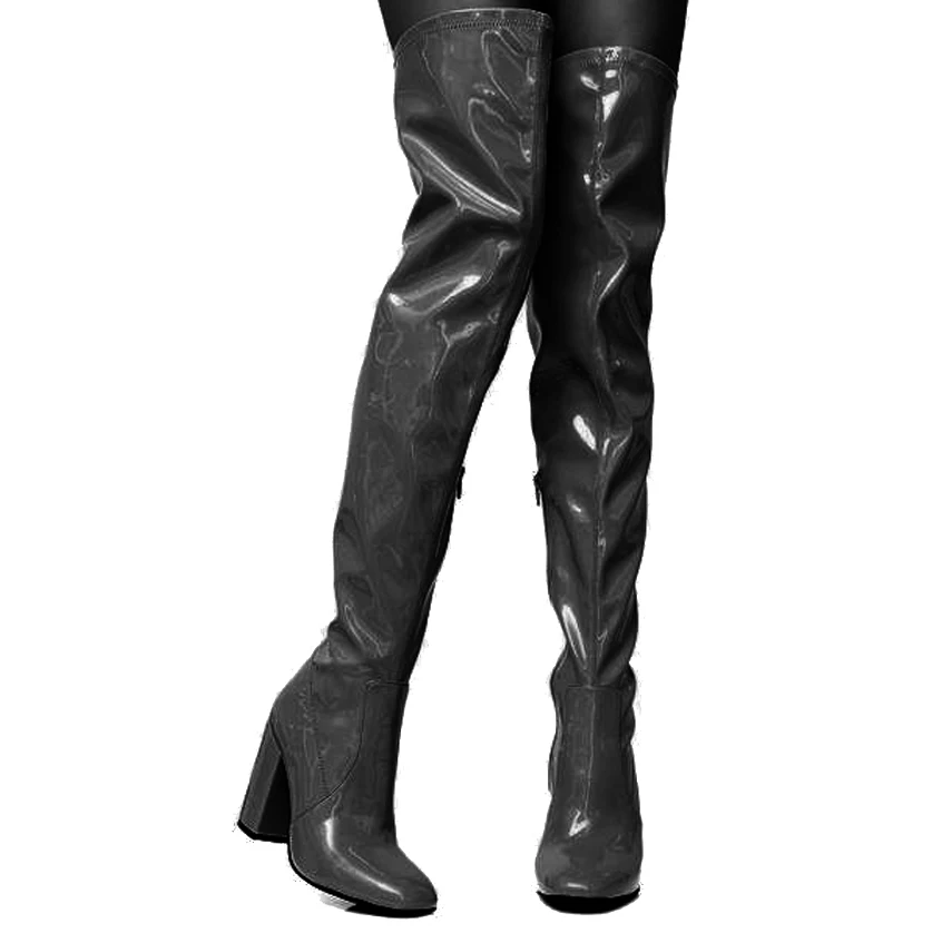 Arden-Furtado-autumn-winter-over-the-knee-zipper-red-pink-yellow-blue-white-boots-chunky-heels(6)