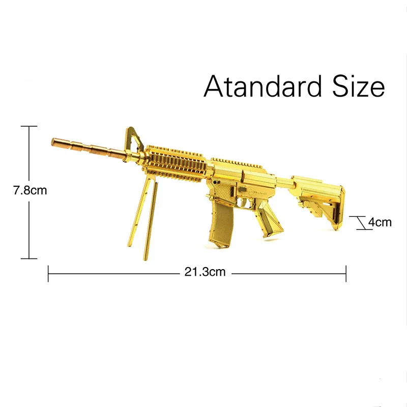 DIY 3D стереоскопические металлические MA48 карабины военные сборные модели пистолет игрушки военный энтузиаст оружие Модель Коллекция Jiasaw игрушки