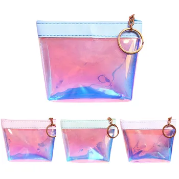 

Lucency Jelly Mini Coin Purse Women Short Style Fashion Girls Card Holder Small Tansparent Woman Wallet Cute Ladies Money Bag