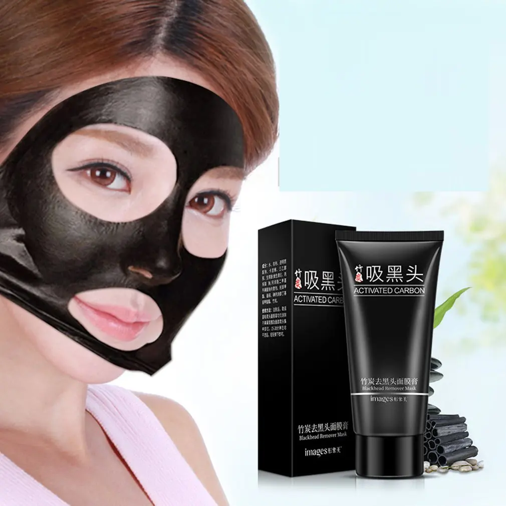 

Remove blackhead Bamboo charcoal nasal membrane T area nursing Clean skin Contractive pore black nose Nose film