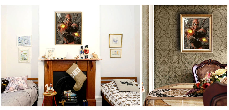 Картина на стене акриловая Дэдпул Мститель картина маслом рисунок по номерам абстрактный подарок DIY Удивительные раскраски по номерам холст