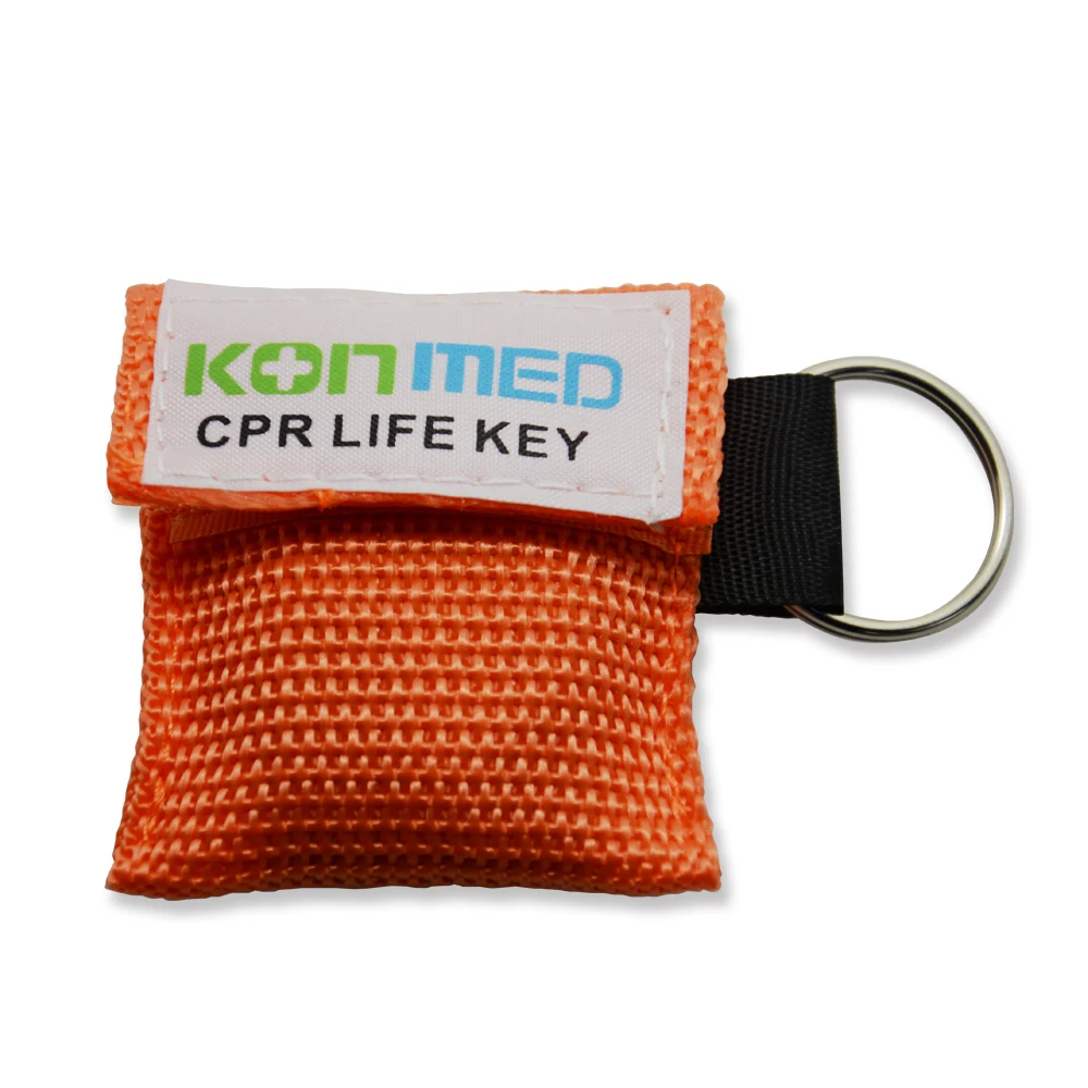 

300 Pieces CPR Rescue Mask Shield With Key Chain For First Aid Month To Month Isolation For CPR First Aid Training Free Shipping