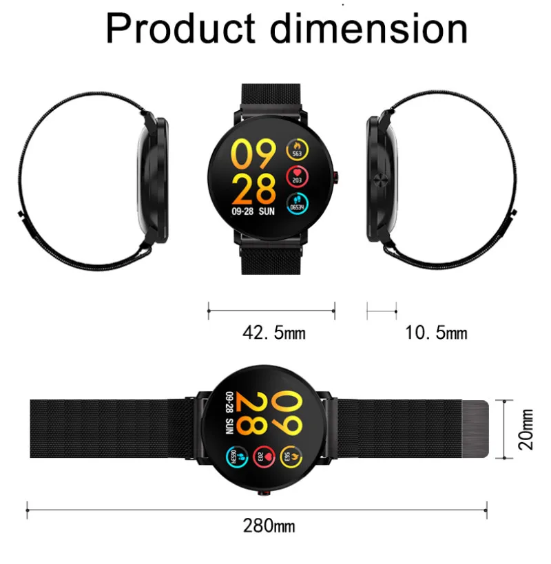 K9 Pro Смарт-часы для мужчин пульсометр Монитор артериального давления спортивные Смарт-часы IP68 Водонепроницаемый фитнес-трекер умный браслет для женщин