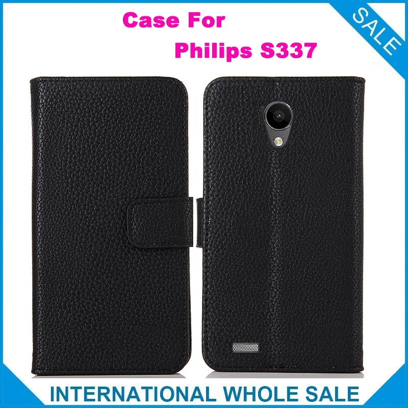 

Case for Philips S307/S326/S337 Flip Leather Cover Wallet Style With ID Slot Stand for s 307 S 326 S 337