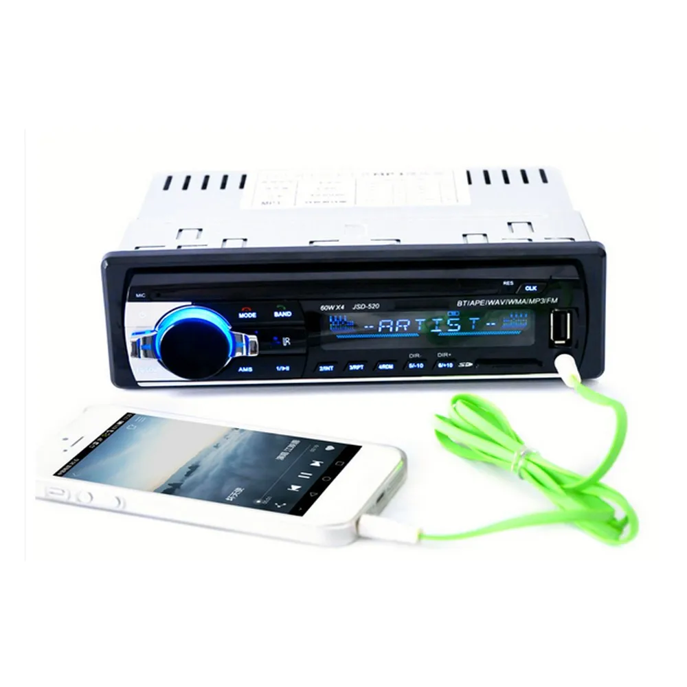 Camecho 1DIN автомагнитолы стерео пульт дистанционного управления Bluetooth аудио стерео 12 В Автомобильный MP3-плеер FM USB/SD один Din автомобильный мультимедийный плеер