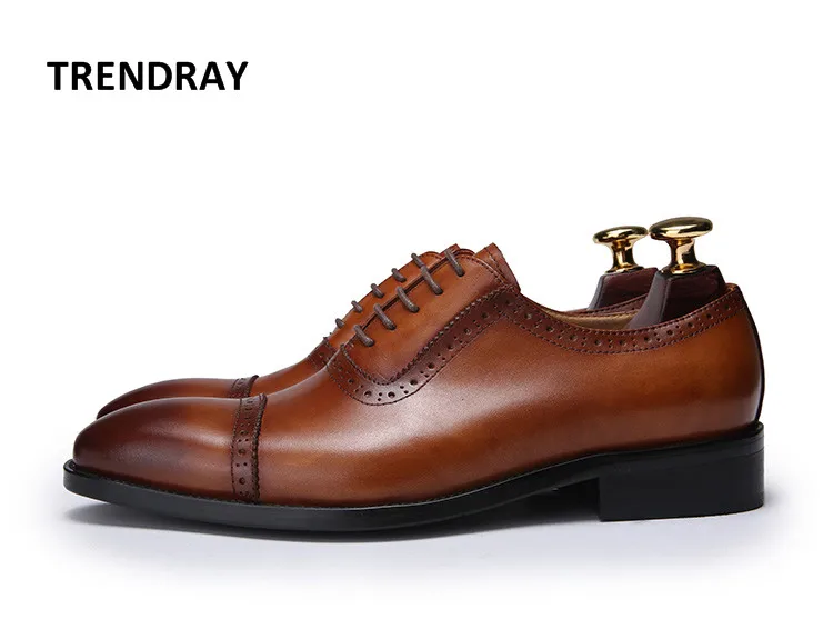 sapato oxford cap toe