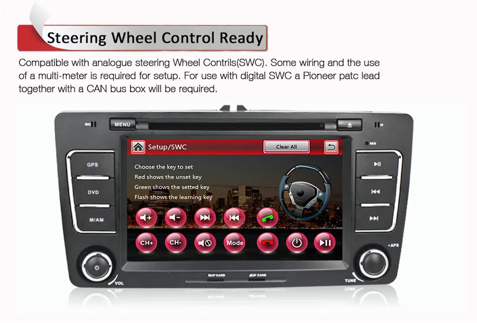 Cheap NaviFly car dvd player for SKODA Octavia 2009-2013 car gps radio player support canbus USB BT SD RDS 7"Capacitive Screen 2din 17