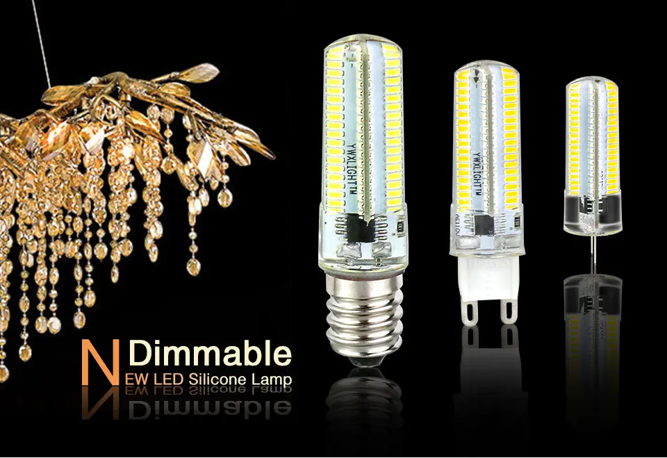 Bombillas LED G4 G9 LED Corn Light Bulb G8 E11 E12 E17 E14 LED Lamp 220V 110V (1)