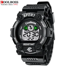 Роскошные Брендовые мужские спортивные часы цифровые светодиодные милитари часы мужские модные повседневные электронные наручные часы горячие часы