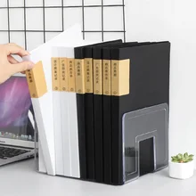 JIANWU A4 простые креативные прозрачные папки один/двойной крепкий зажим для файлов школьные принадлежности