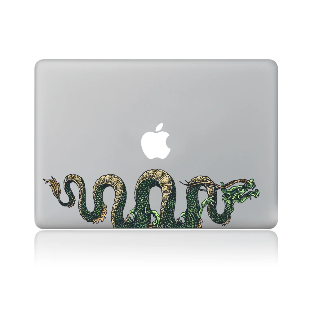 Виниловая наклейка с изображением дракона для ноутбука macbook Pro Air 13 дюймовый