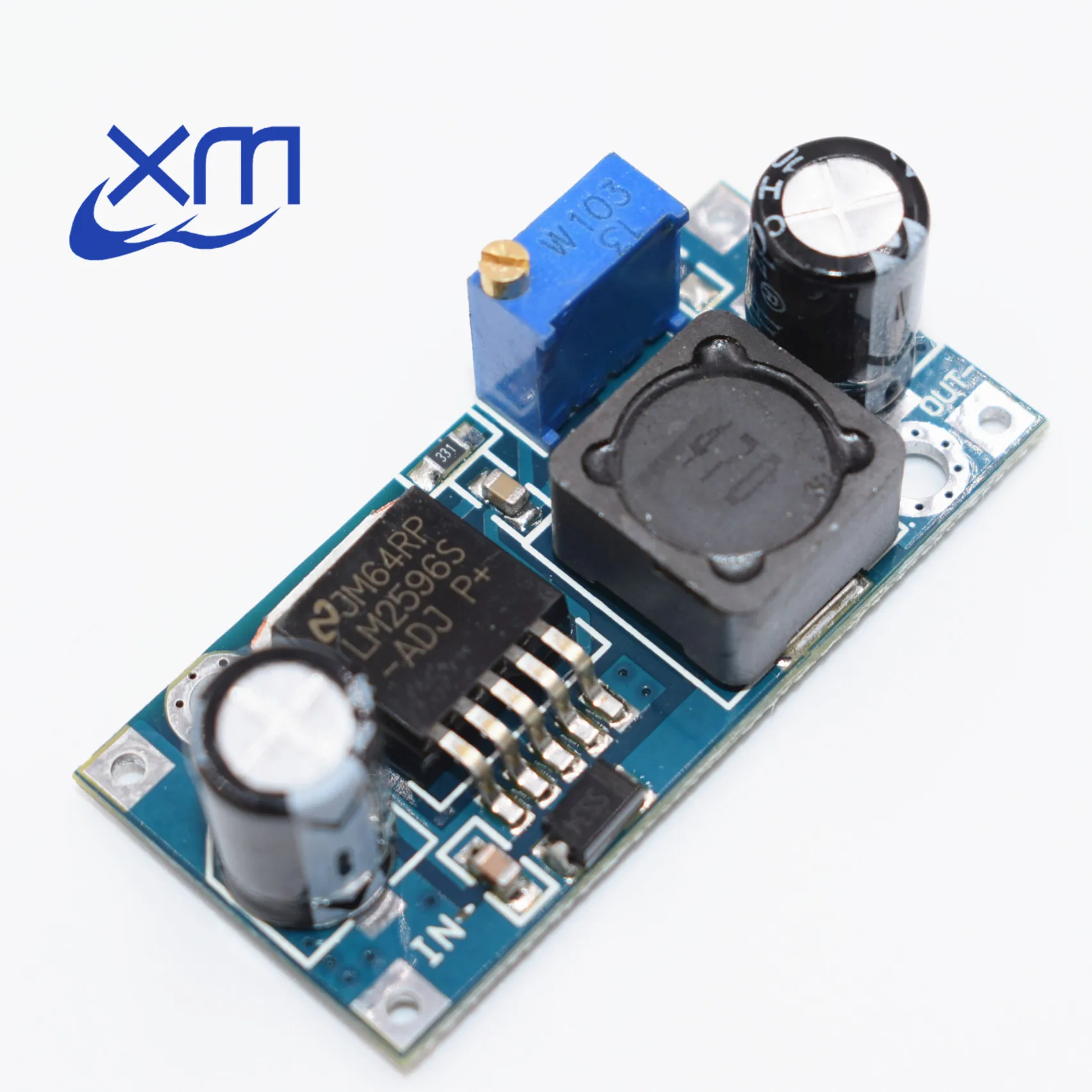 

1pcs/lot LM2596S LM2596 LM2596 ADJ DC-DC Step-down module 5V/12V/24V adjustable Voltage regulator 3A