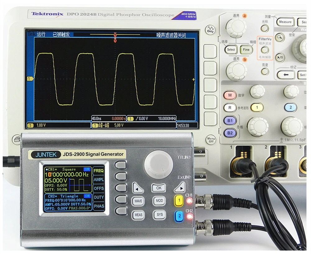 60 МГц 266MSa/s ручной генератор сигналов цифровой контроль двухканальный DDS функция частота генератора сигнала метр