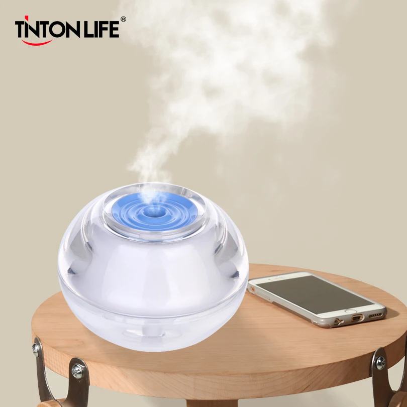 

TINTON LIFE Beauty Backlight Crystal Air Ultrasonic Humidifier Fogger Aroma Mist Maker Humidifier Diffuser for Home Office