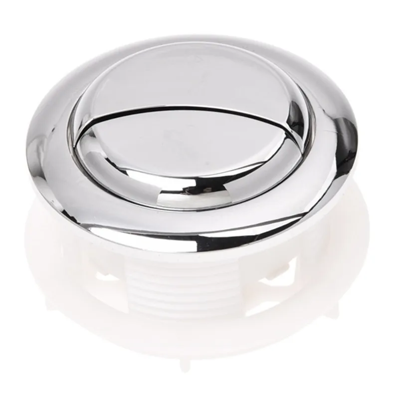 

Thread Plastic Round Head Double Push Button Toilet Flush Valve 1 1/8"