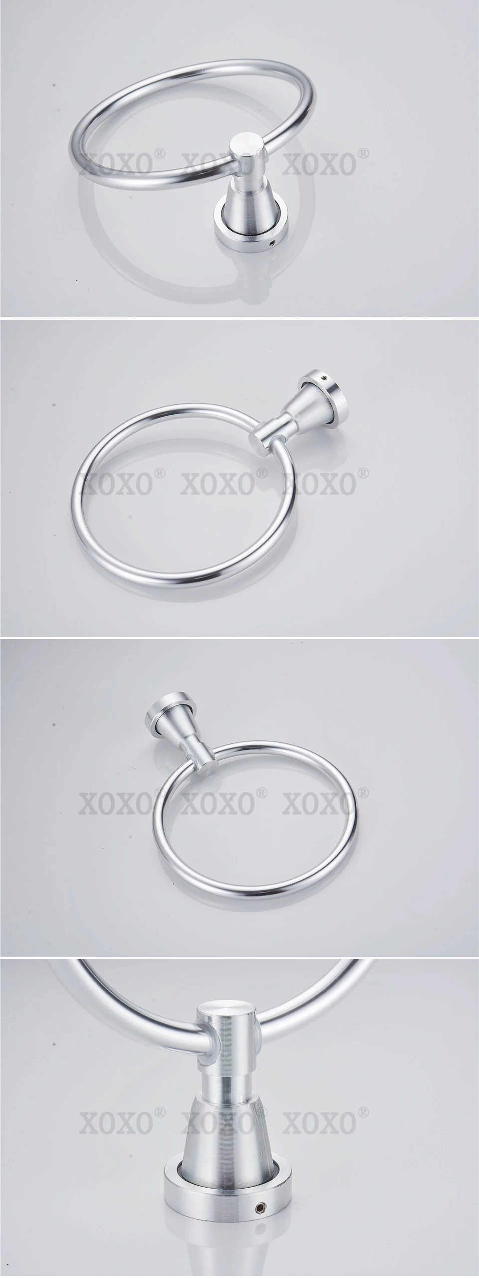 XOXO продукт soild практичный Настенный алюминиевый полотенцесушитель/держатель для полотенец 3080
