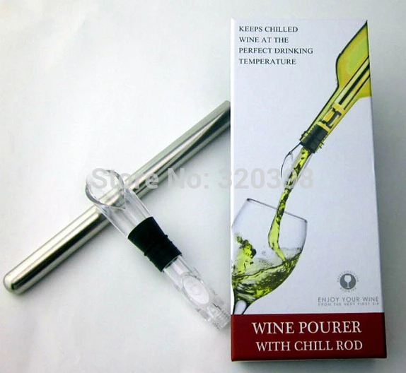 Нержавеющая винная палочка с холодным стержнем охлаждение вина охлаждающая трубка