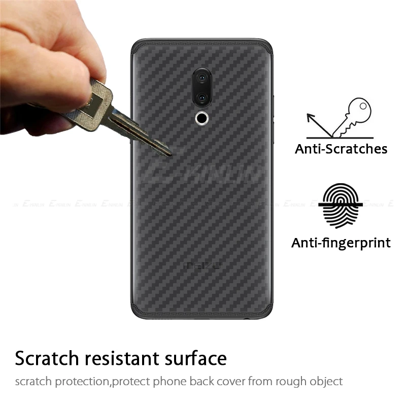 Мягкая 3D защитная задняя пленка из углеродного волокна для MeiZu X8 16Xs 17 16 16S Pro 15 Plus Lite