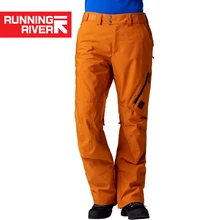 RUNNING RIVER Бренд Новые Зимние Тёплые Мужские Сноубордические Брюки Лыжные Брюки С Мембраной Водонепроницаемые Паропроницаемые Сноубординг Спортивные Штаны Для Активного Отдыха На Открытом воздухе#O7476N