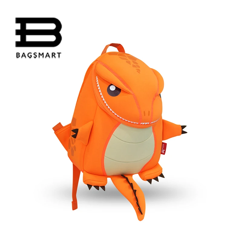 BAGSMART 2017 Animal Waterproof font b Kids b font Baby Bags Kindergarten Neoprene Orange Children School