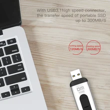 DM USB флэш-накопитель FS200 128 Гб флэш-накопитель USB диск Mini memoria Stick запоминающего устройства большой емкости внешний твердотельный накопитель флешки