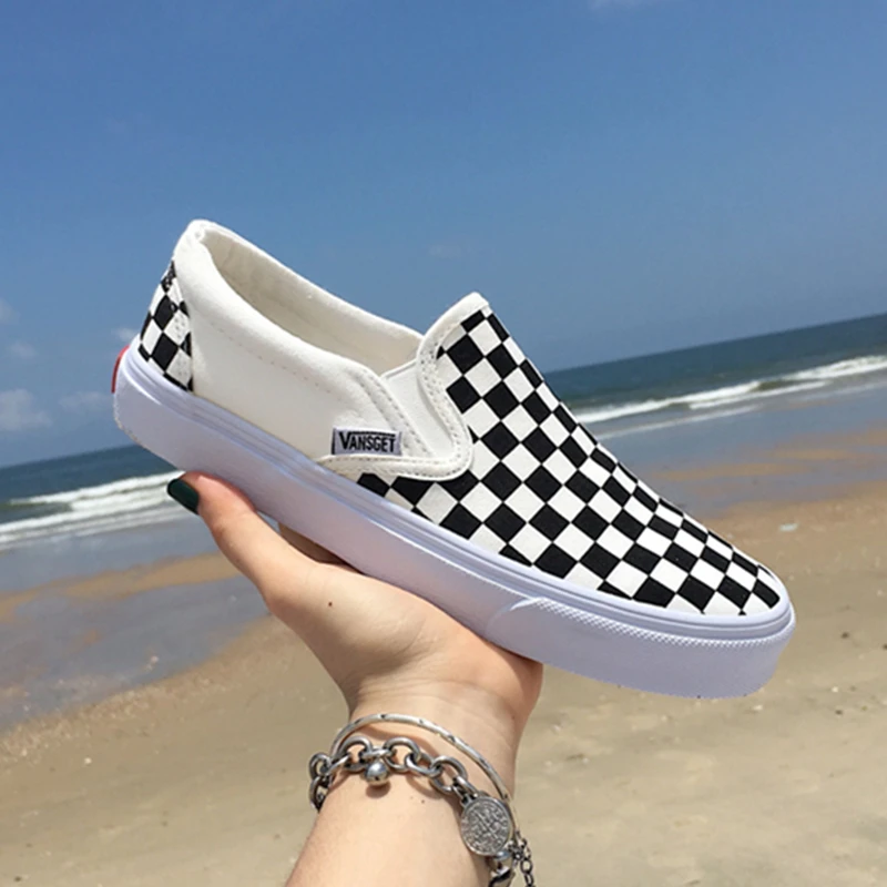

Women Shoes Man All Shoes Star Skateboarding Shoes Sports Canvas Unisex Sneakers Black White lattice Skating Shoes