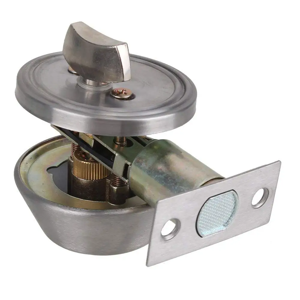 Домашний дверной Засов одноцилиндровый Засов хромированный ...