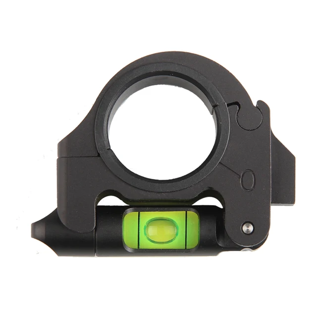 Tactical Optics Rifle Scope Bubble Level 1 Inch 30MM Ring Foldable for Top or Side view Hunting