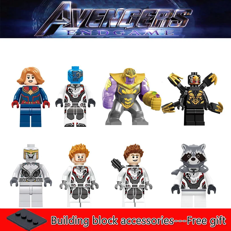 

Legoing Super Heroes Building Blocks Marvel Avengers 10Pcs/lot Infinity War Captain Ant Man Iron Man Thanos Black Panther Toys